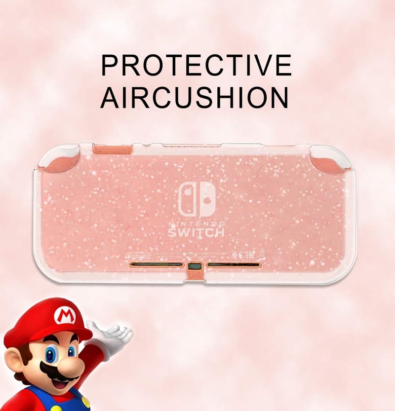 Moxiaomo Protective Case for Nintendo Switch Lite,Switch Lite Case with Screen Protector and Glitter Bling Soft TPU Cover with Shock-Absorption and Anti-Scratch Caseï¼ˆ2Pack Screen Protector ï¼‰ - Image 2